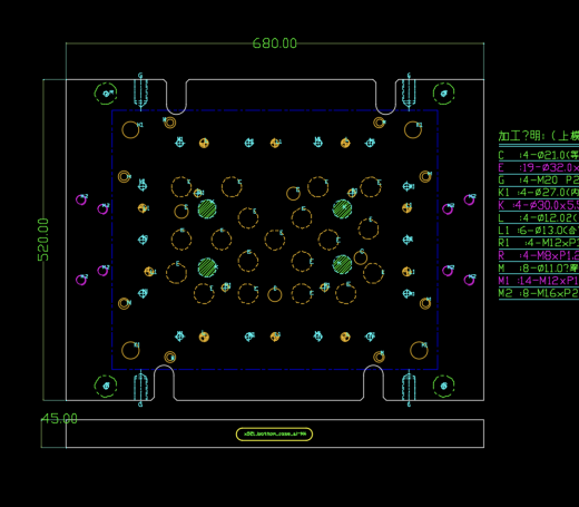 冲压件笔记本电脑D壳精切外形模具设计图缩略图